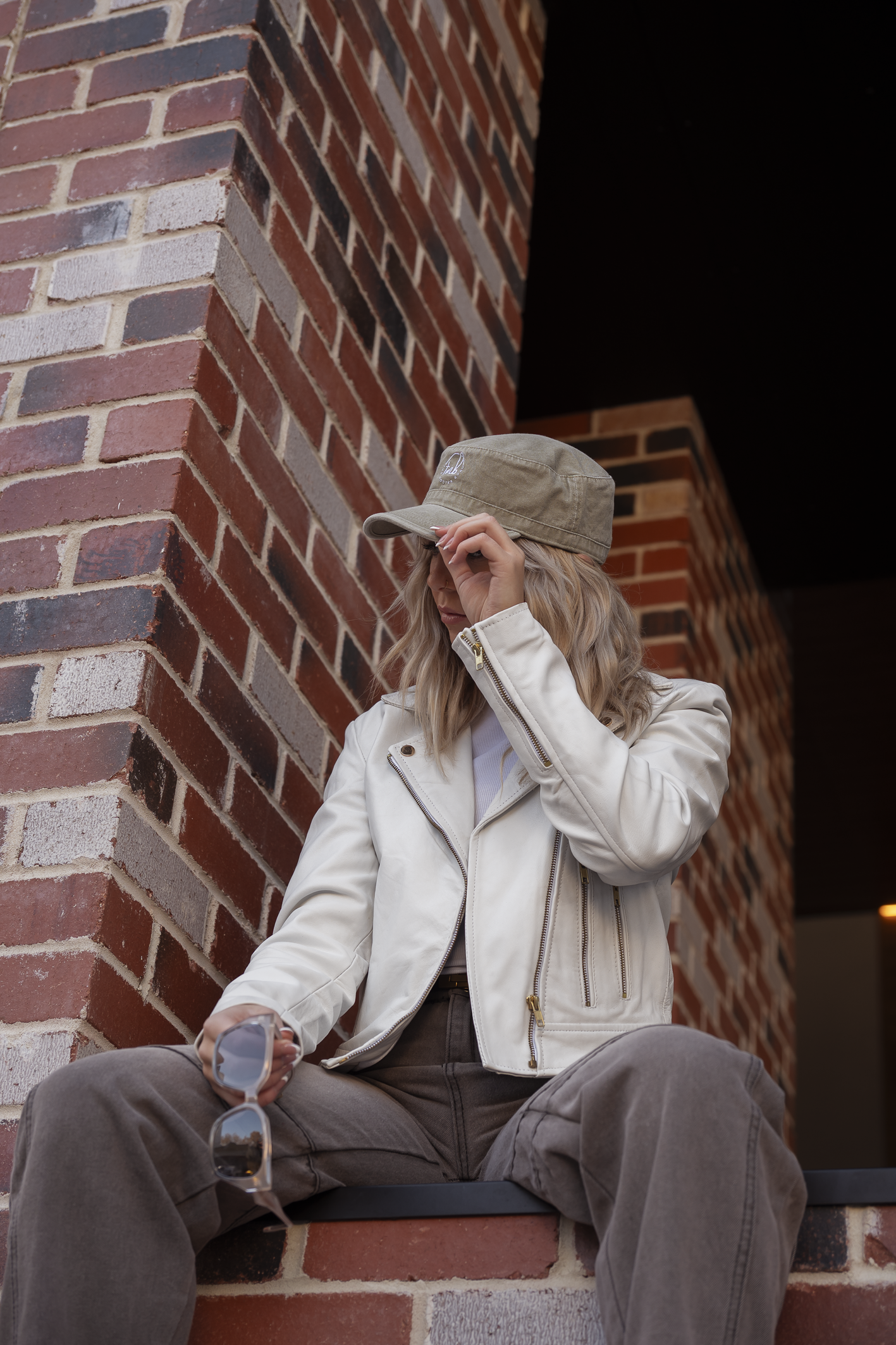 'Lydia' Cotton Barrel Jean - Grey