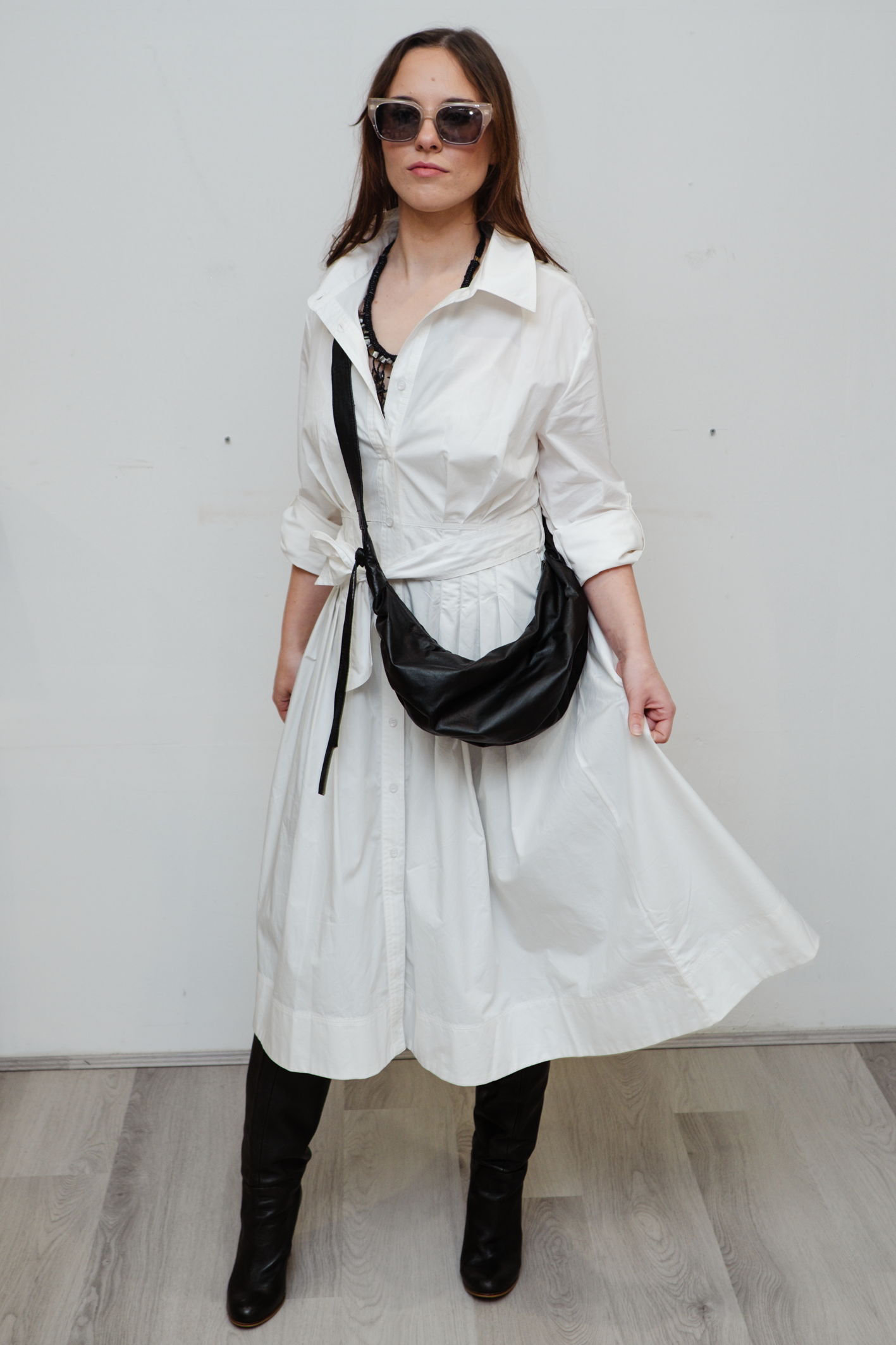 'Cali' Military Cotton Coat Dress