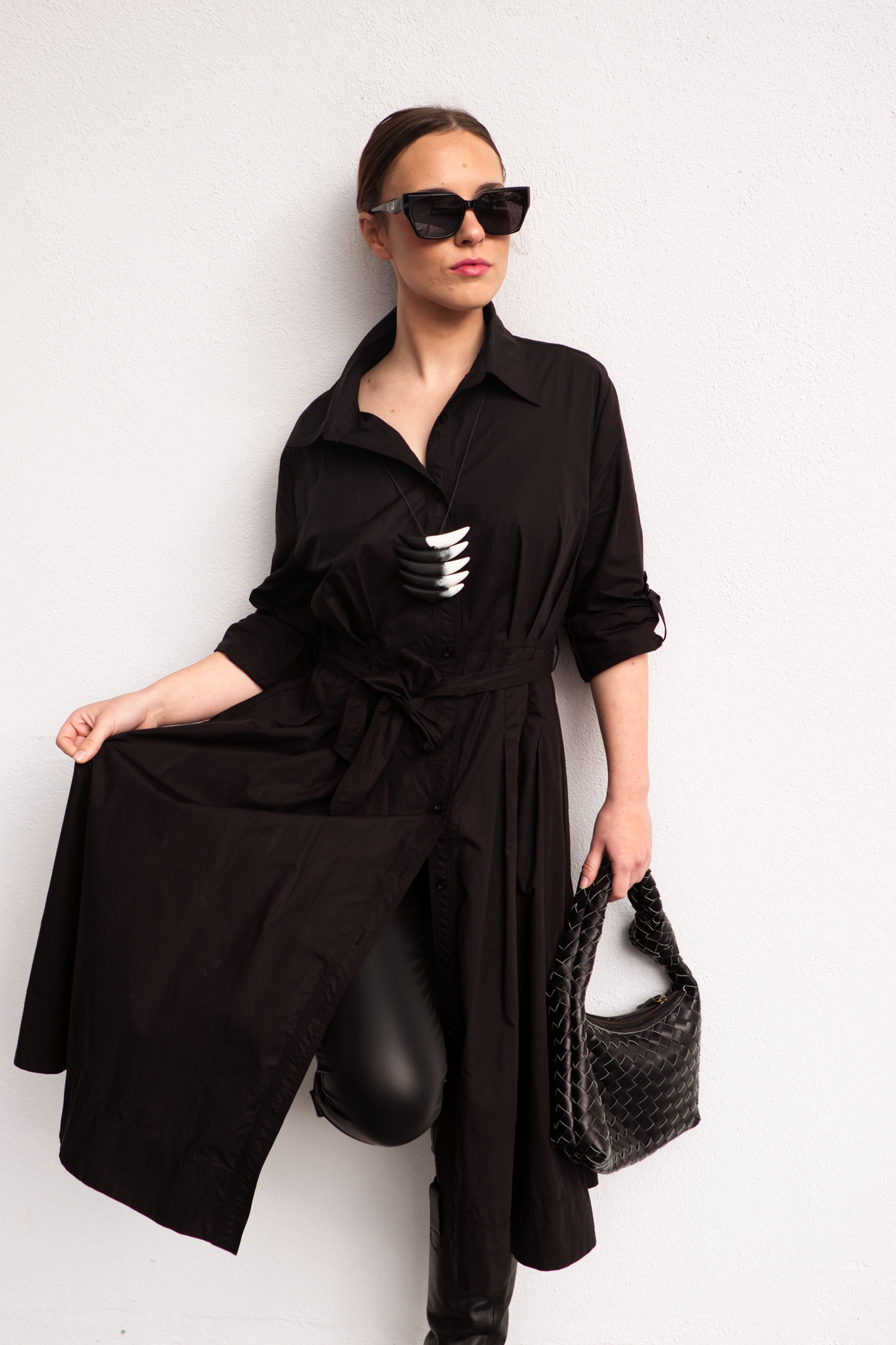 'Cali' Military Cotton Coat Dress