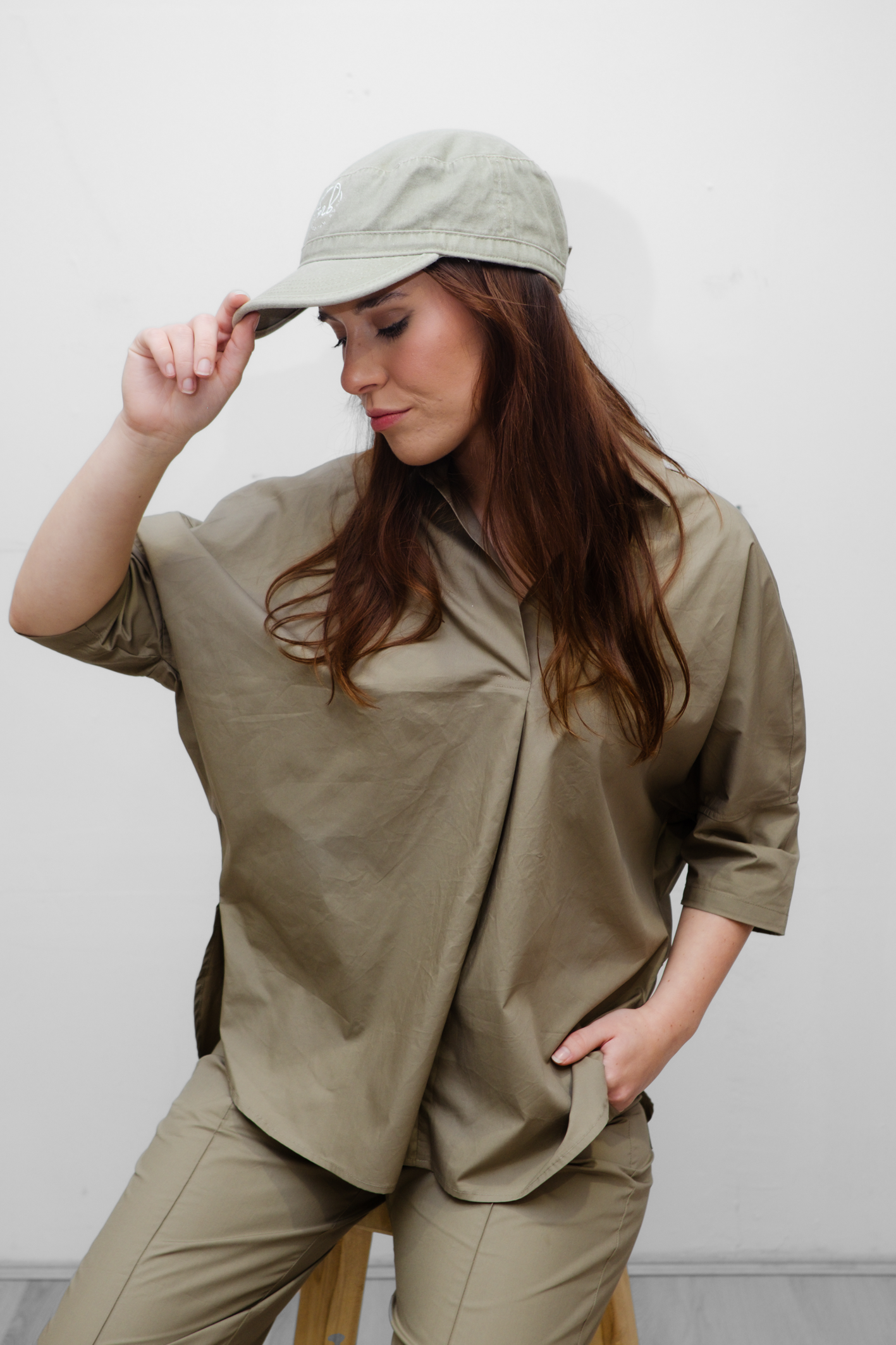 'Jemima' Cotton Set - Modern Boho Military