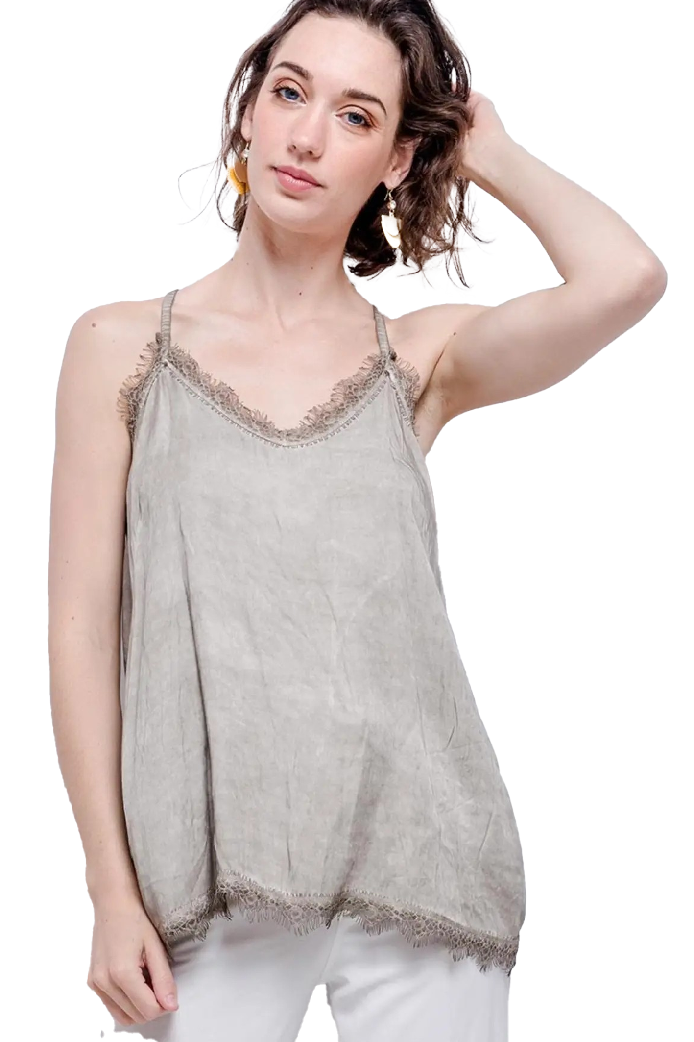 'Lulu' Top - Under Linen Cami Top