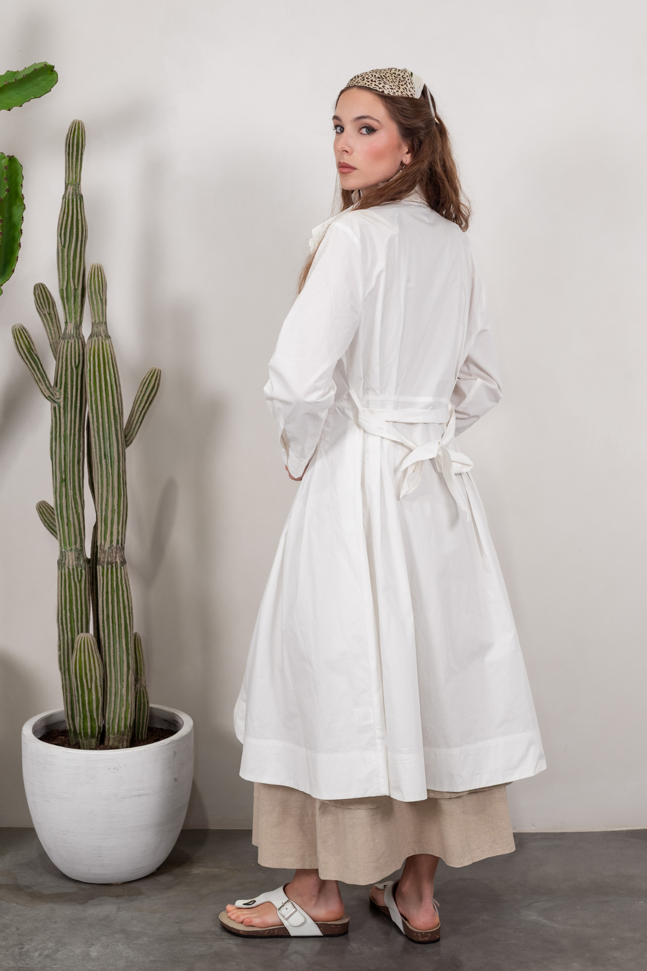 'Cali' Cotton Coat Dress