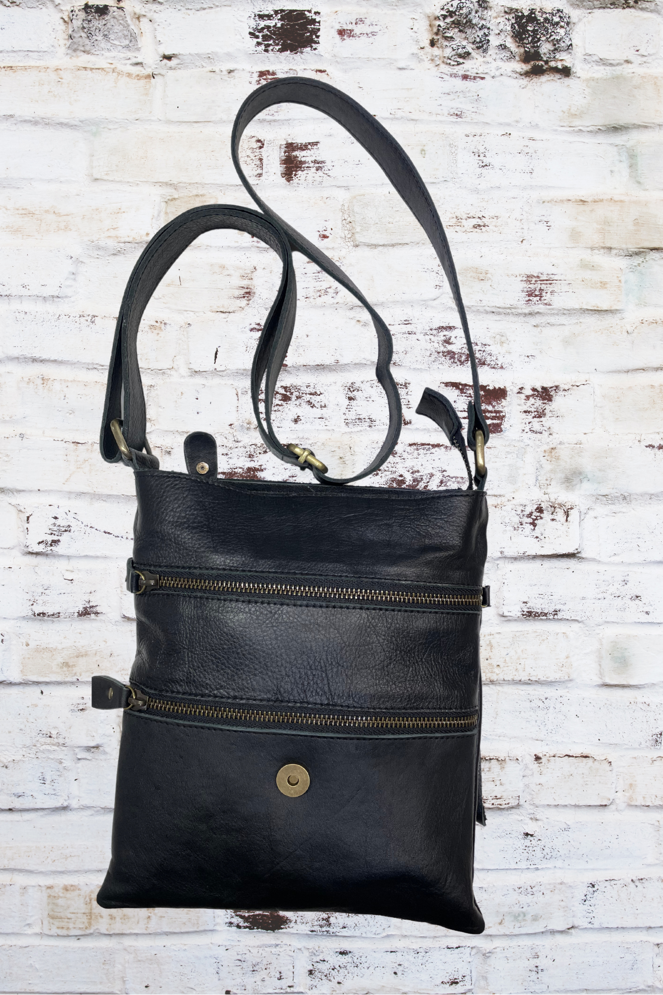'Ryder' Leather Satchel