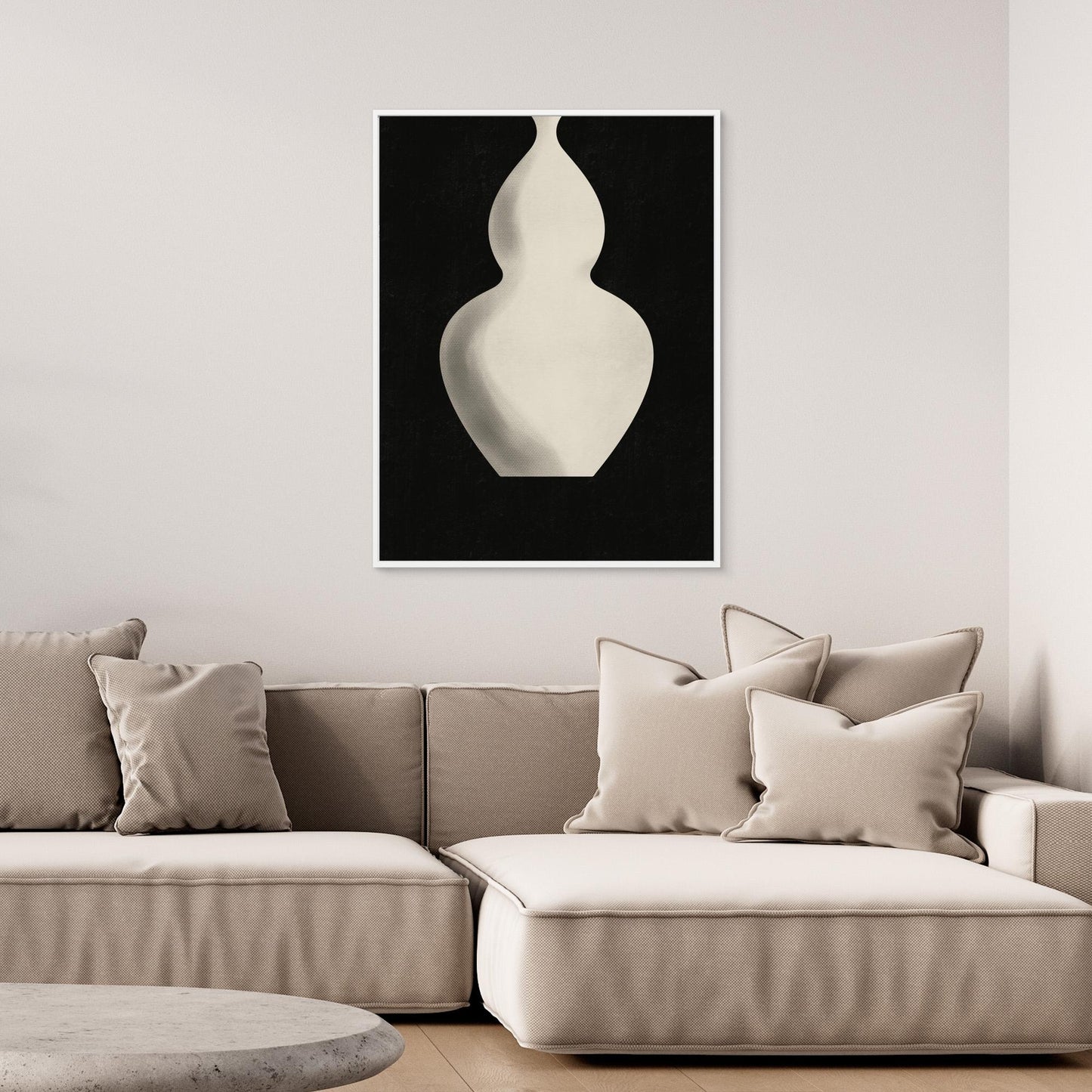 White Vase by Little Dean