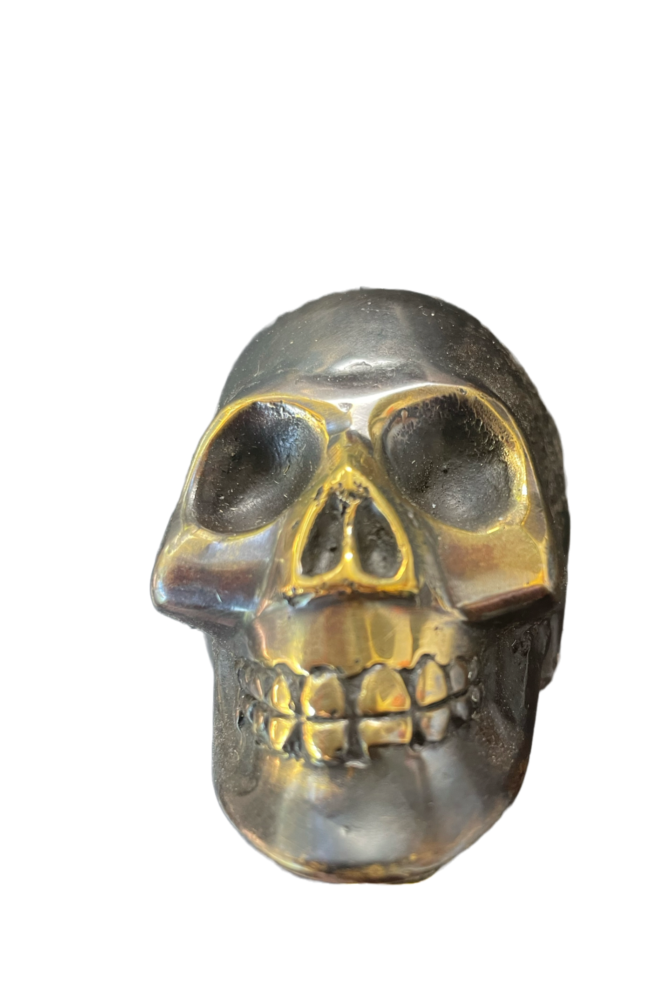 'Skull' - Antique Brass Wall Hooks