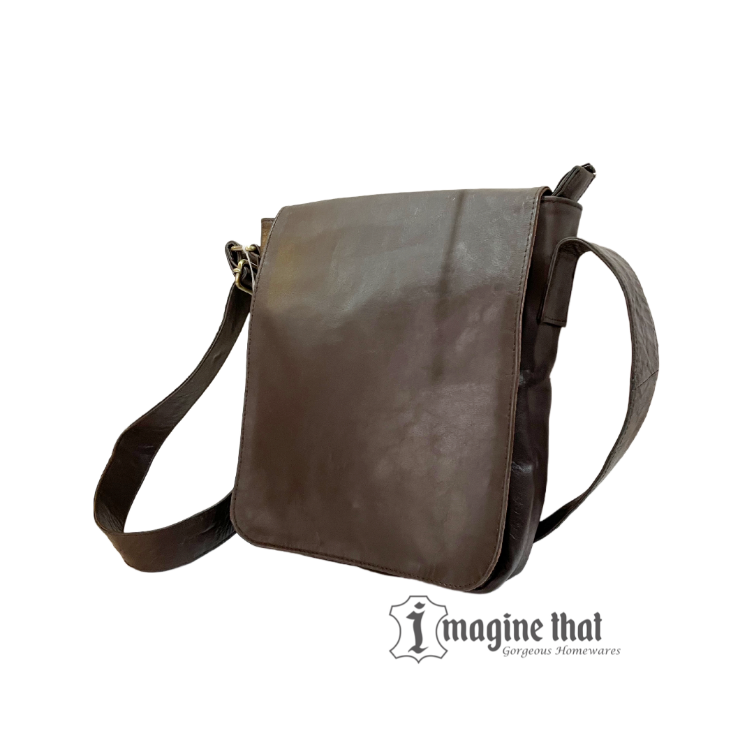 'Apollo' Leather Satchel