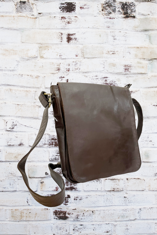 'Apollo' Leather Satchel