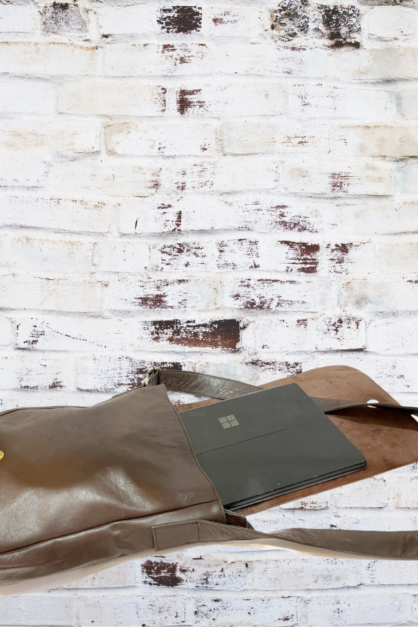 'Apollo' Leather Satchel