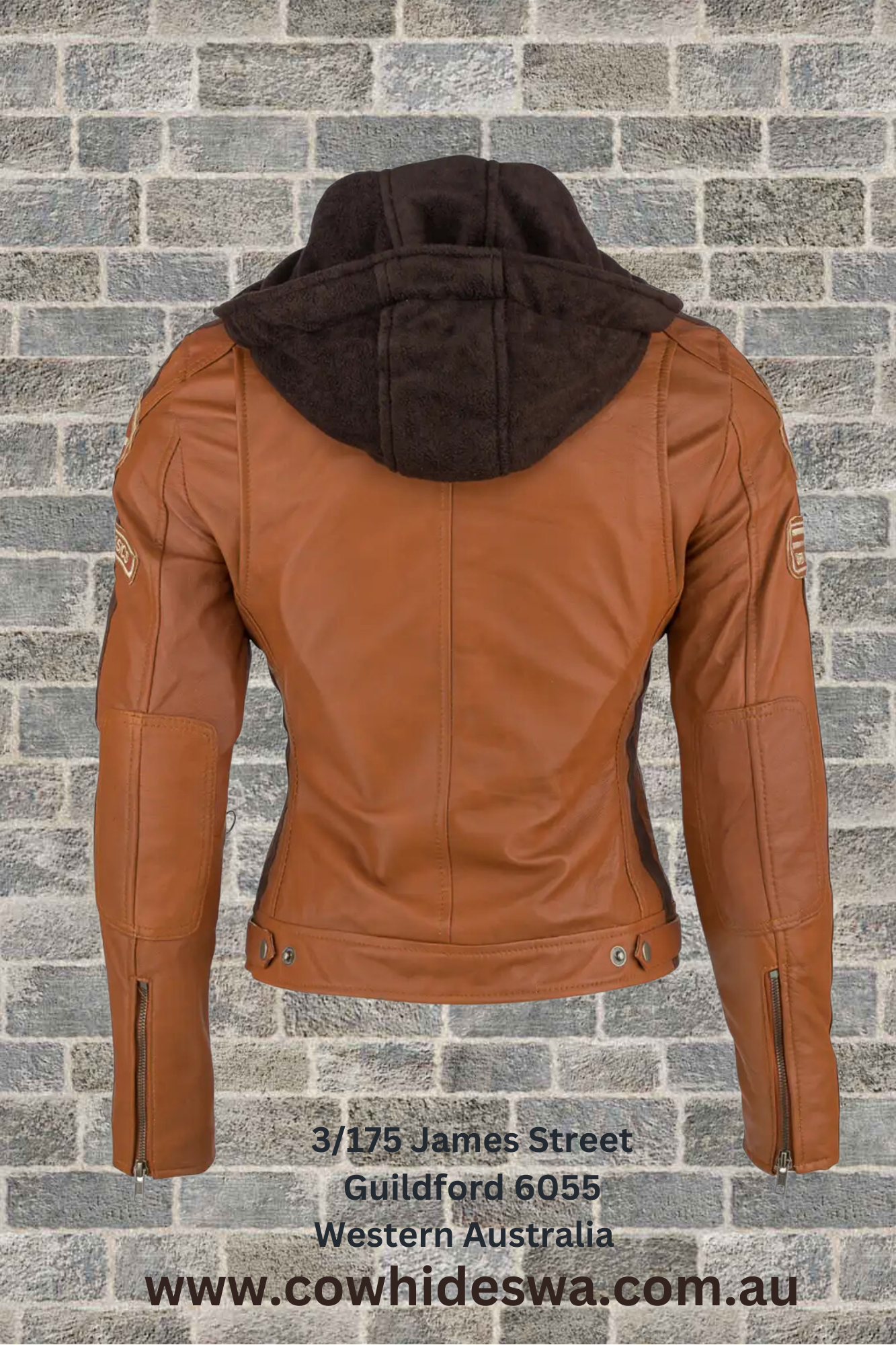 'Fifty-Eight' Ladies Motorbike Leather Jacket