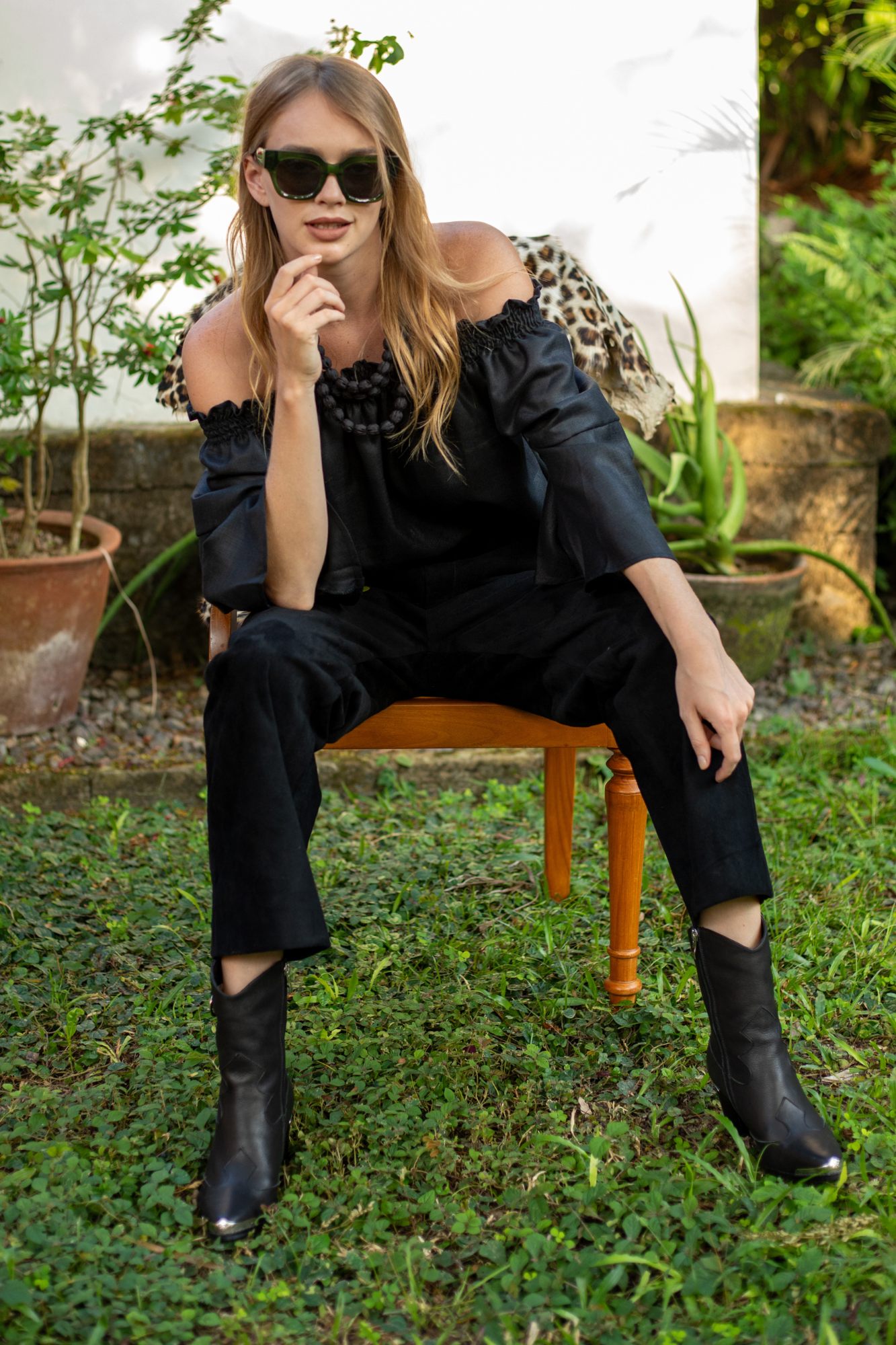 'Cassidy' Western Leather Boots