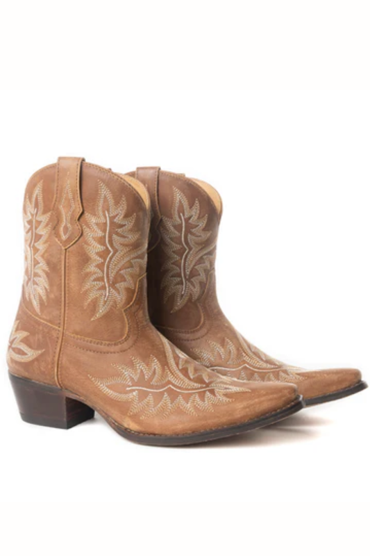 'Goldie' Western Leather Boots