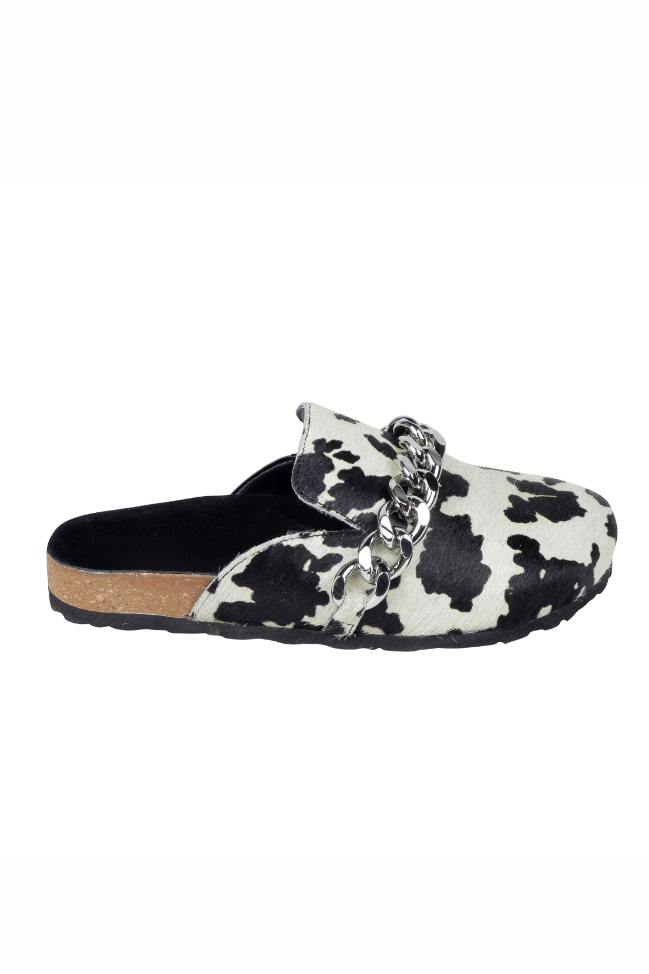 'Moo Moos' Leather Slide