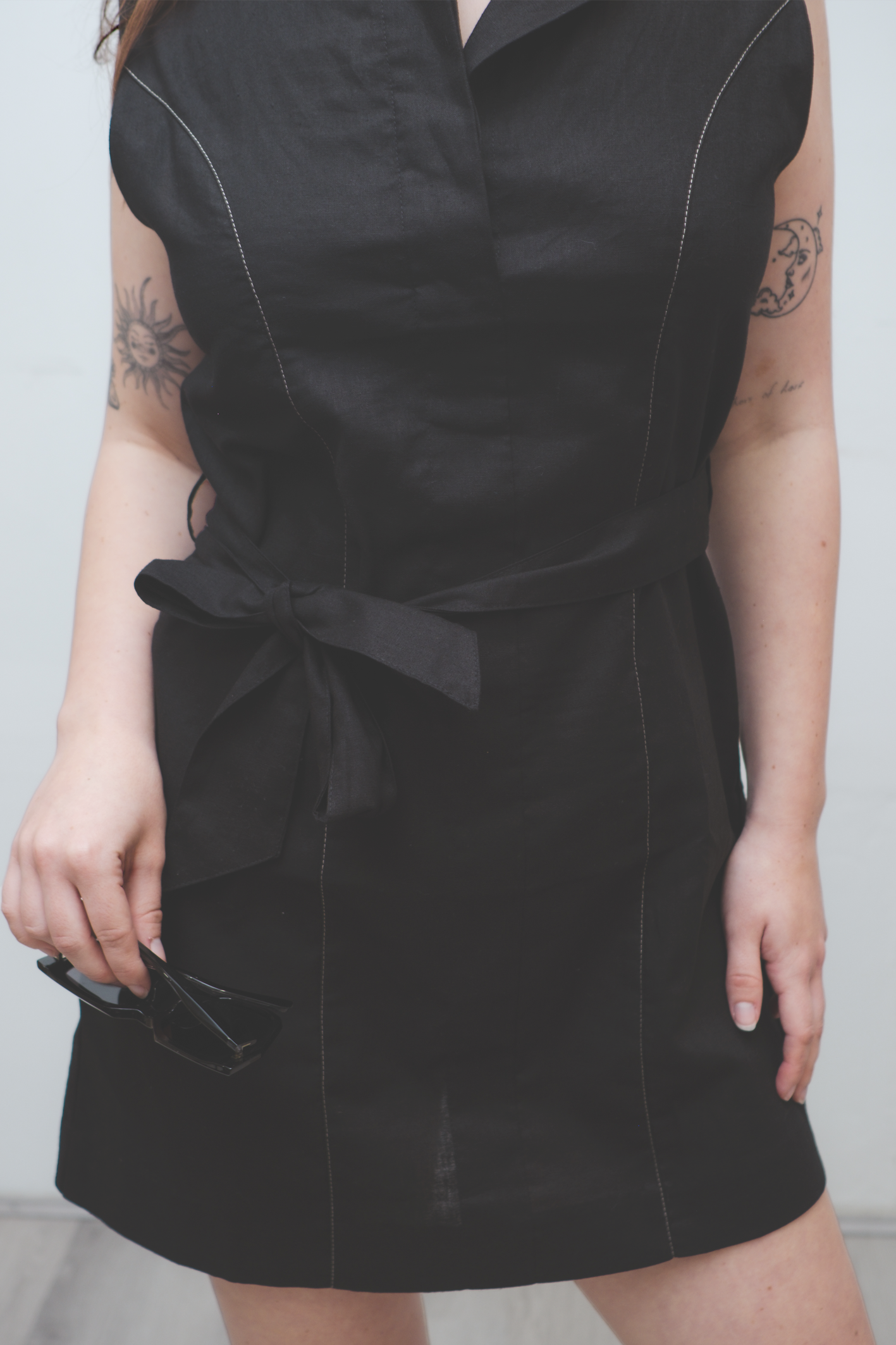'Shilo LBD' The Little Linen Black Dress