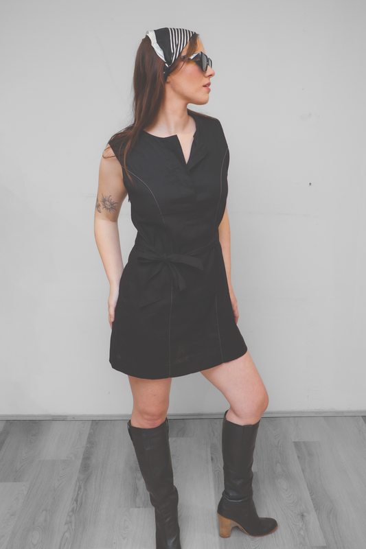 'Shilo LBD' The Little Linen Black Dress