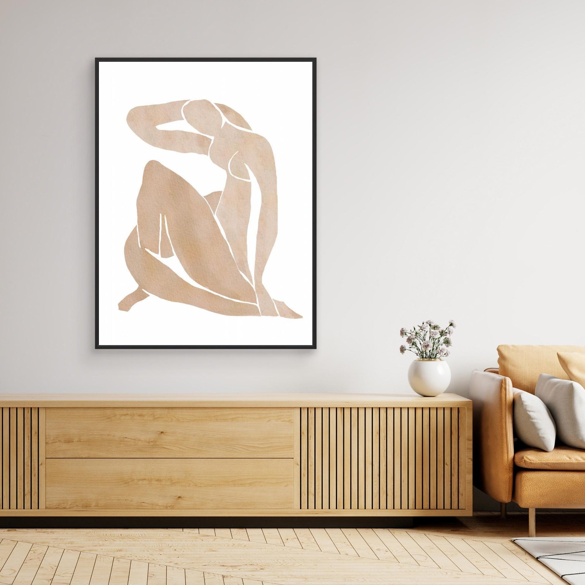 Women Shape Abstract Art by Melloi Art Prints