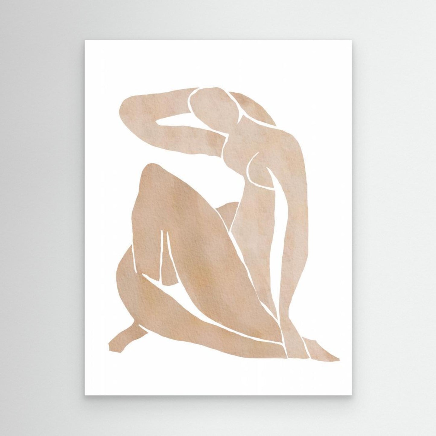 Women Shape Abstract Art by Melloi Art Prints