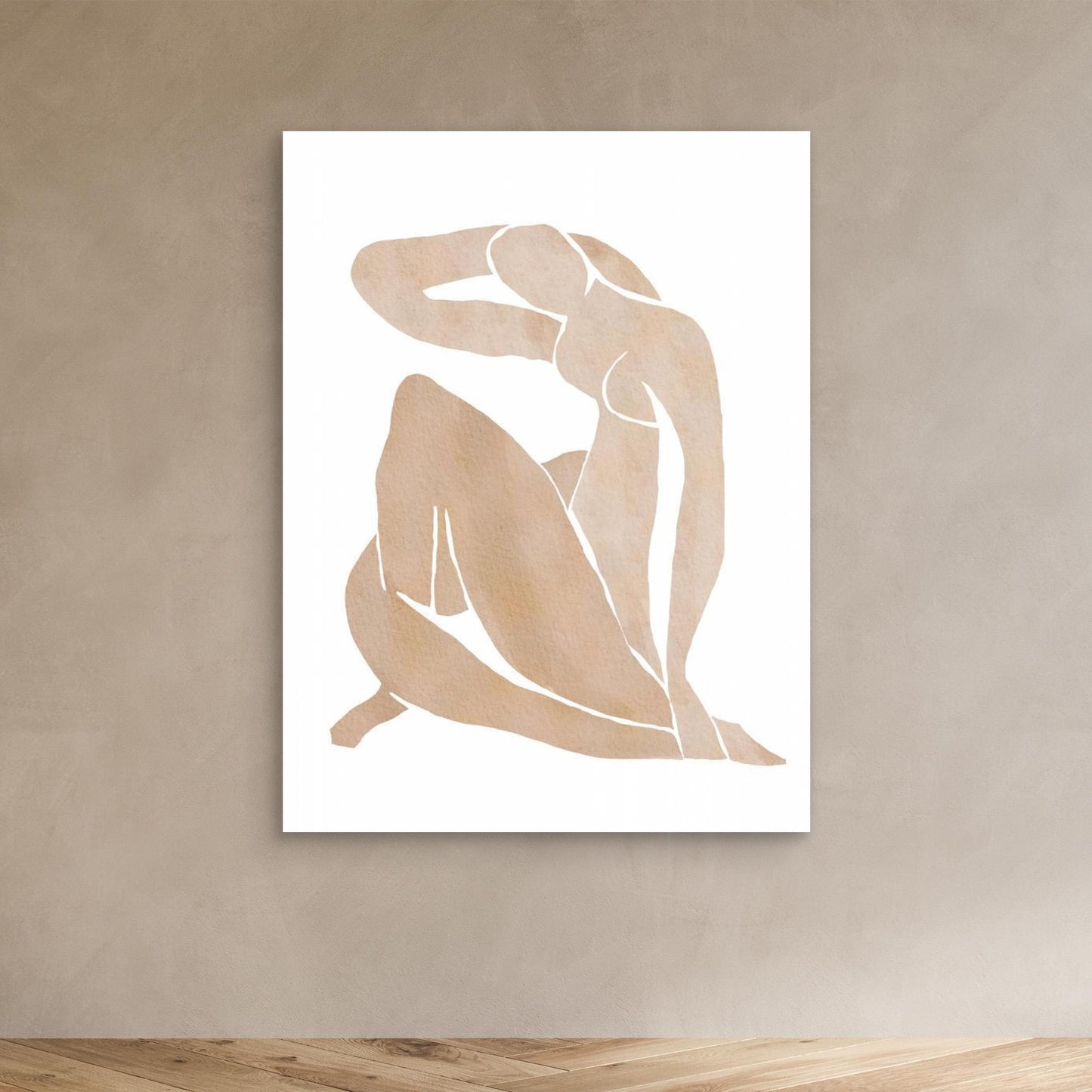 Women Shape Abstract Art by Melloi Art Prints